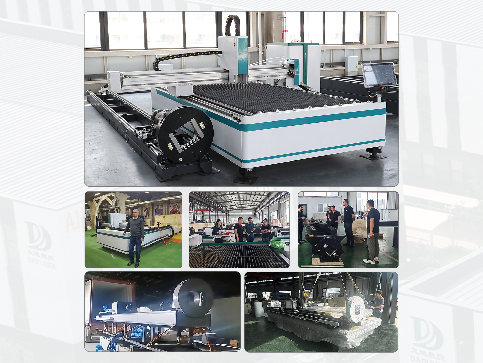 Plate and Tube Integrated Fiber Laser  Cutting Machine